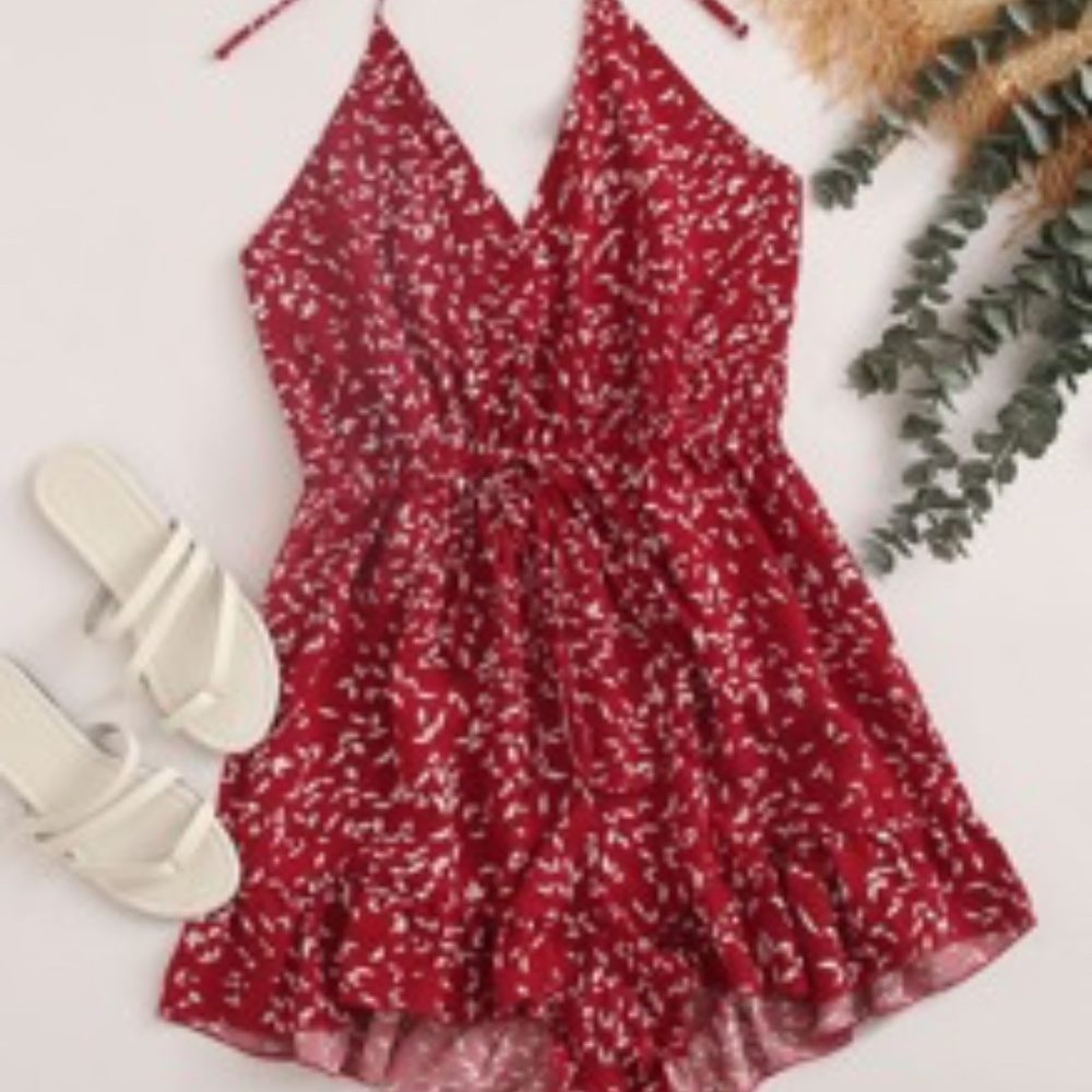 Drawstring Romper